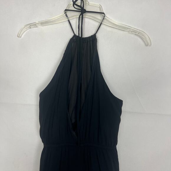 TOBI Maxi Sleeveless Black Halter Dress Size Medium - Picture 8 of 15